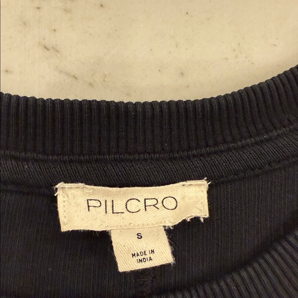 Pilcro by Anthropologie short sleeved ruffle fringe sweatshirt - Picture 5 of 6